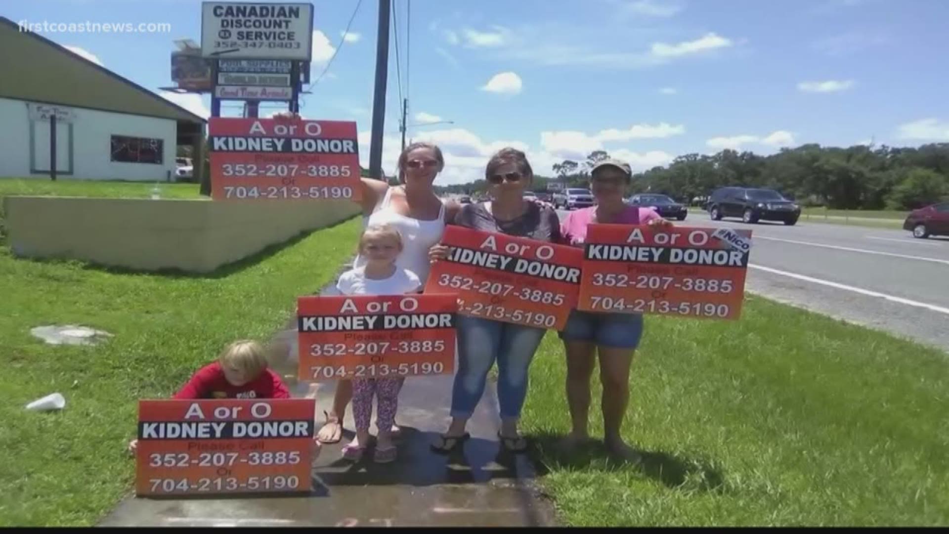 She is standing on street corners asking for a kidney for her son with a rare disorder.