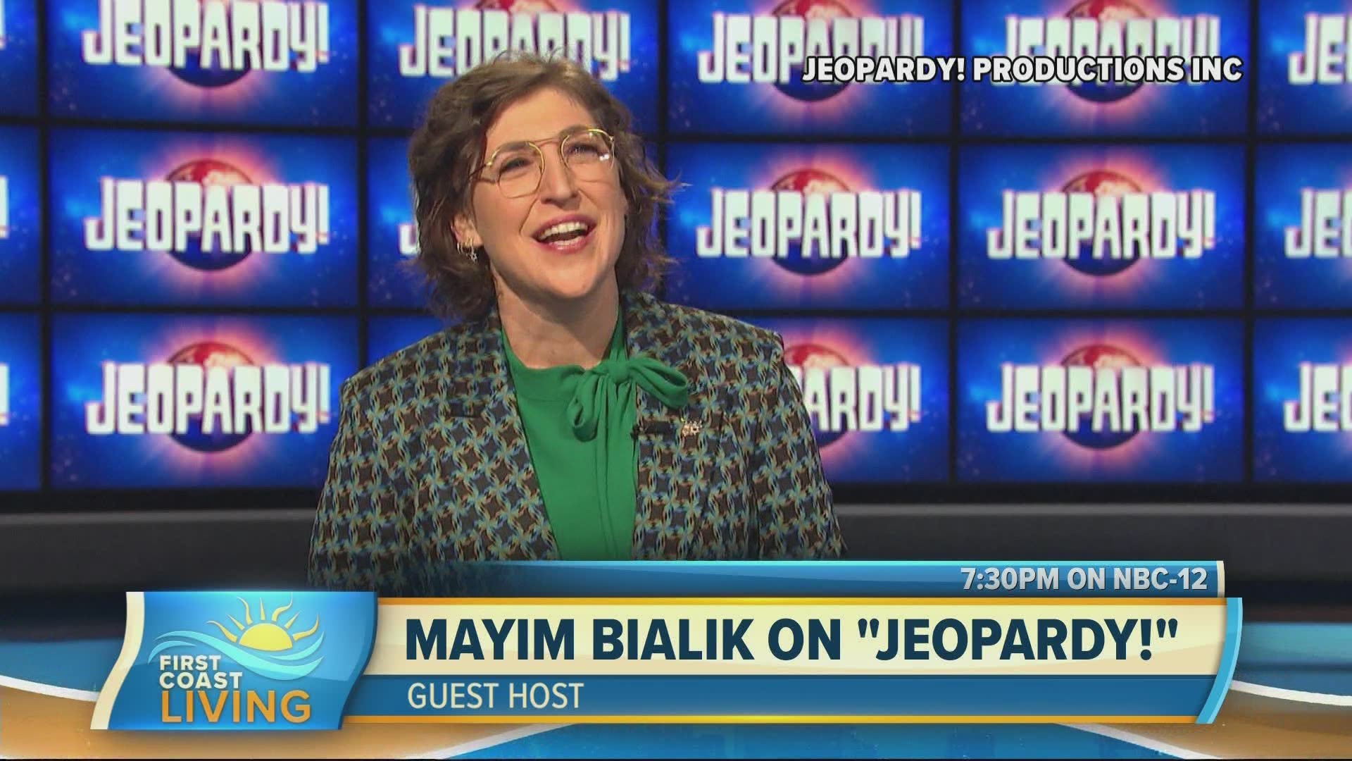 You know her from "The Big Bang Theory," now she's guest hosting "Jeopardy!"