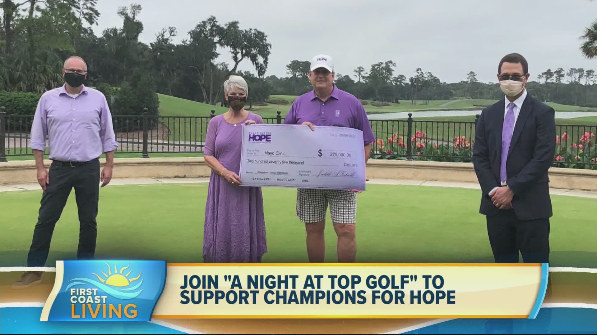Support Champions for Hope with a night of Top Golf.