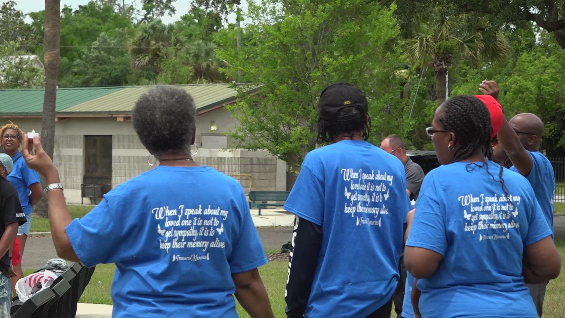 From police officers to grieving mothers and fathers. Community members stood at A. Philip Randolph Heritage Park for a nationwide healing day.