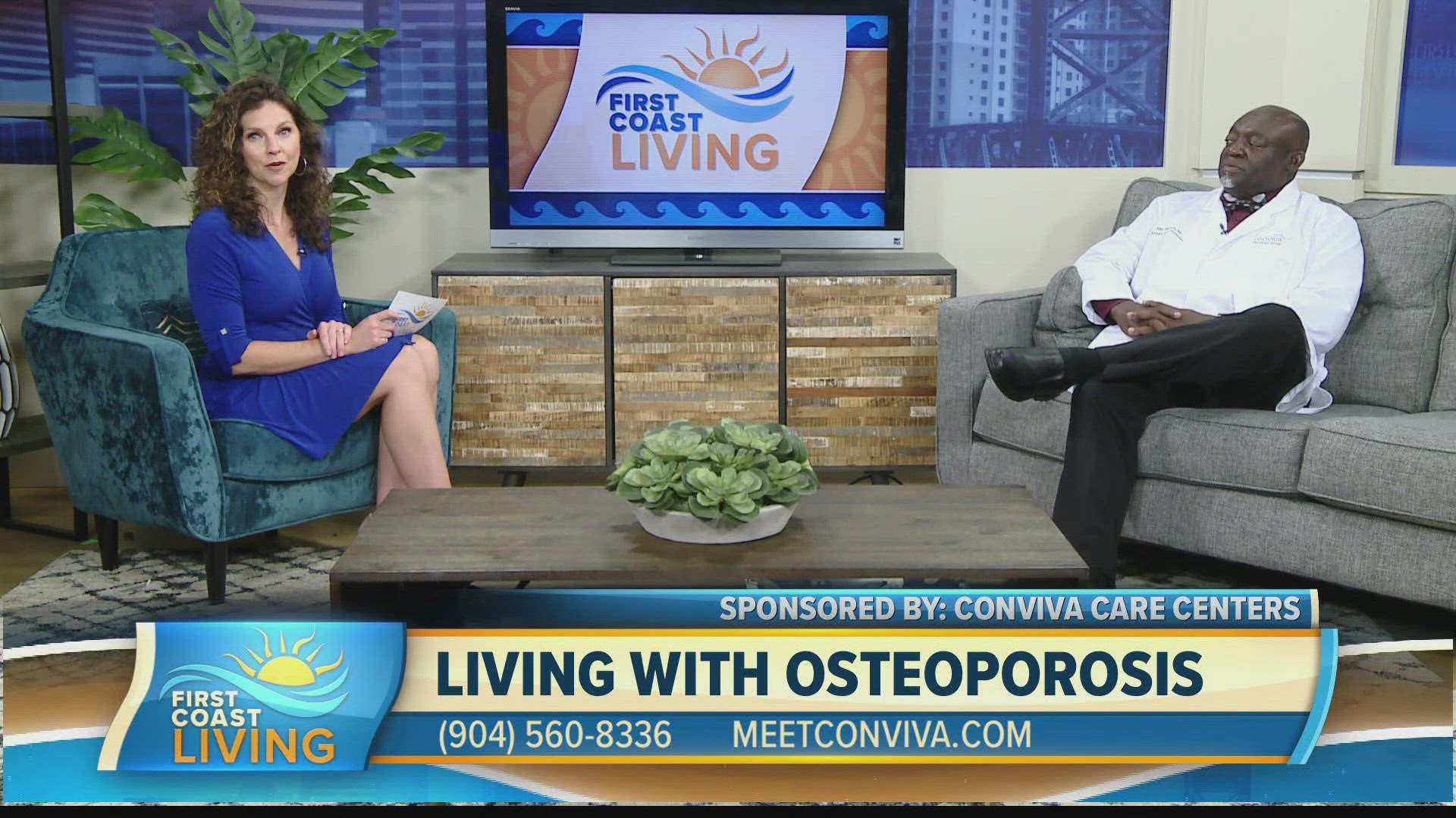 Typically, there are no symptoms in the early stages of bone loss. Dr. Alan Ekanem of Conviva shares ways to slow down or even prevent osteoporosis.