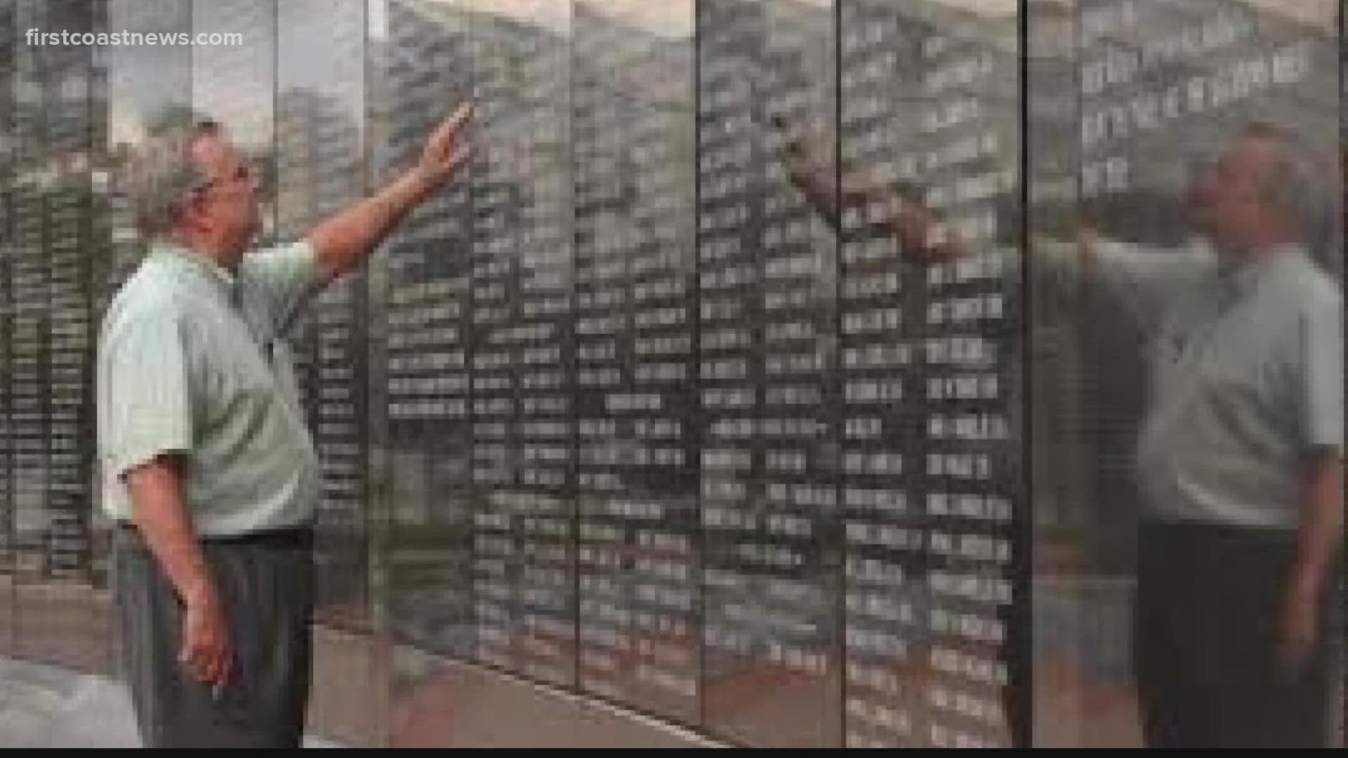 In 1995 Jacksonville's Veterans Memorial Wall was dedicated as a tribute to those who served and were killed in action.
