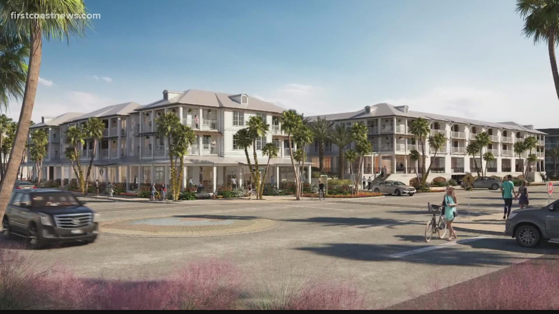 The hotel is proposed for the beach end of the street partially where the Magic Beach Motel currently stands. It will have 194 rooms, a spa, restaurant and retail.