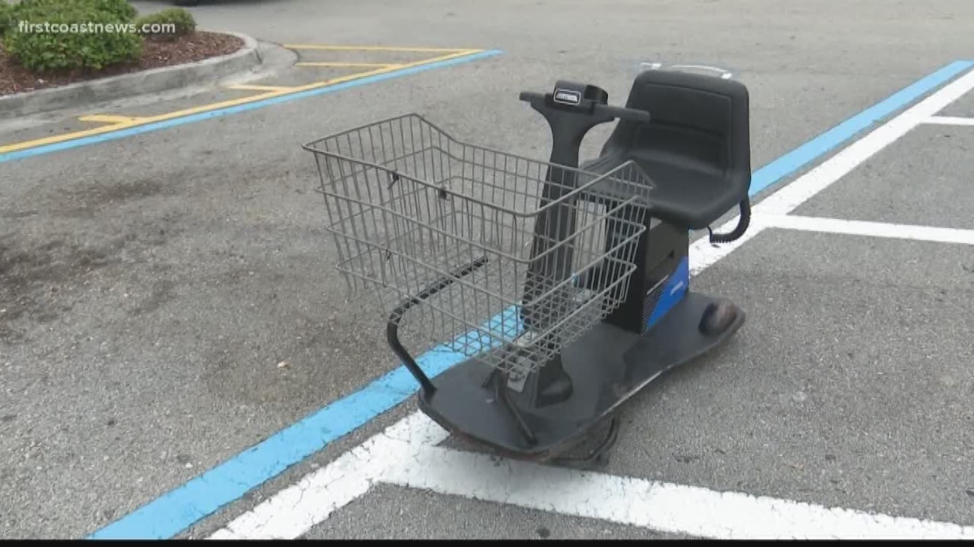 He says he's seen upwards of six people waiting for carts at some Walmart stores.