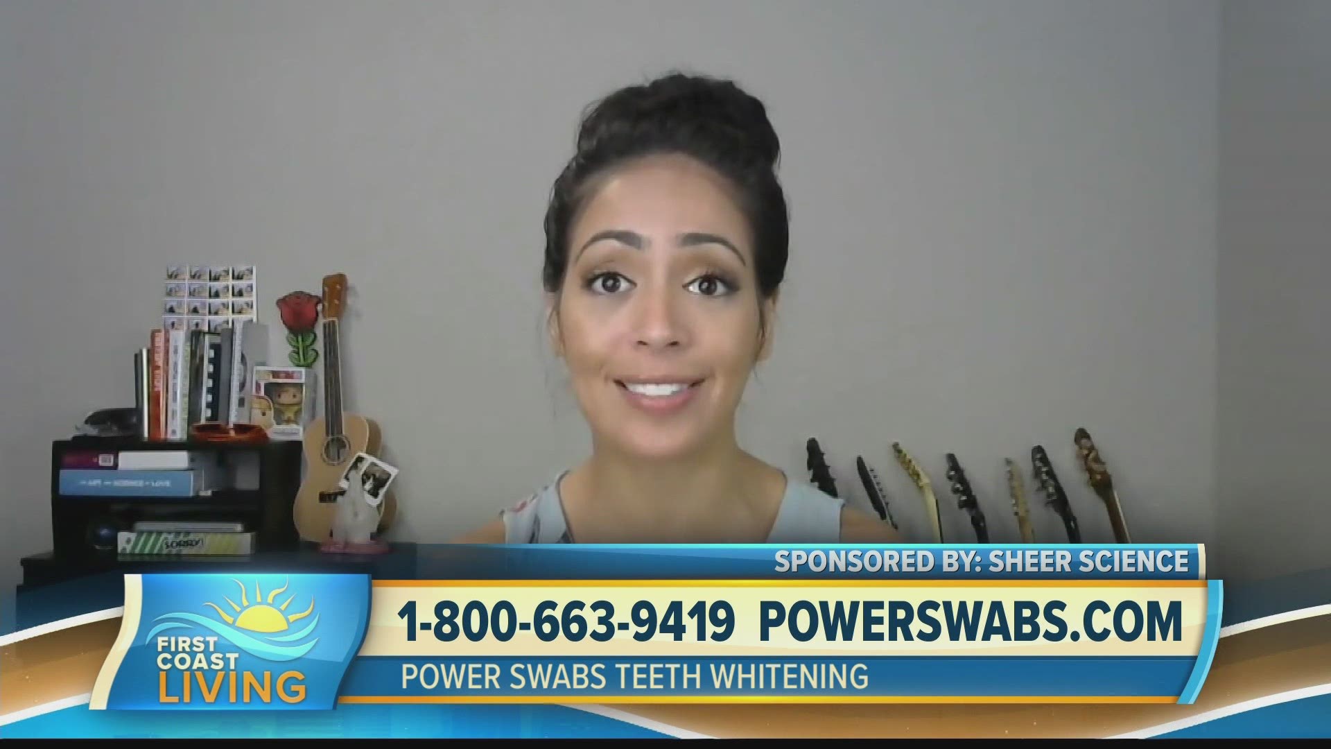 Power Swab promises whiter teeth without sensitivity.  PowerSwabs.com  1-800-663-9419