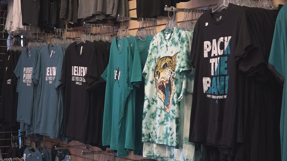 Stores can't keep new Jaguars gear in stock