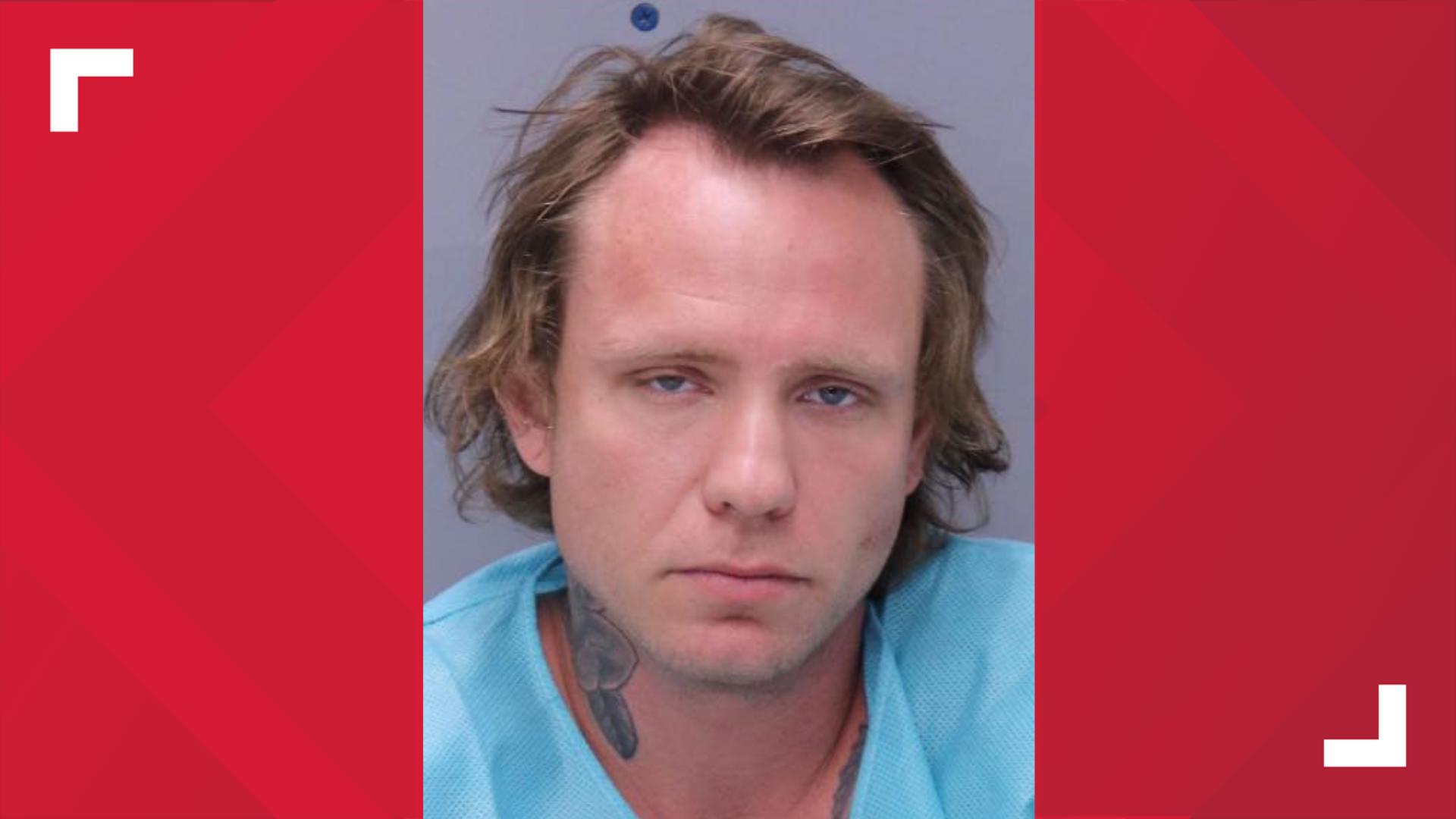 Matthew Dalton, 29, is accused of driving under the influence and fleeing law enforcement after deputies tried to initiate a traffic stop on Saturday night.
