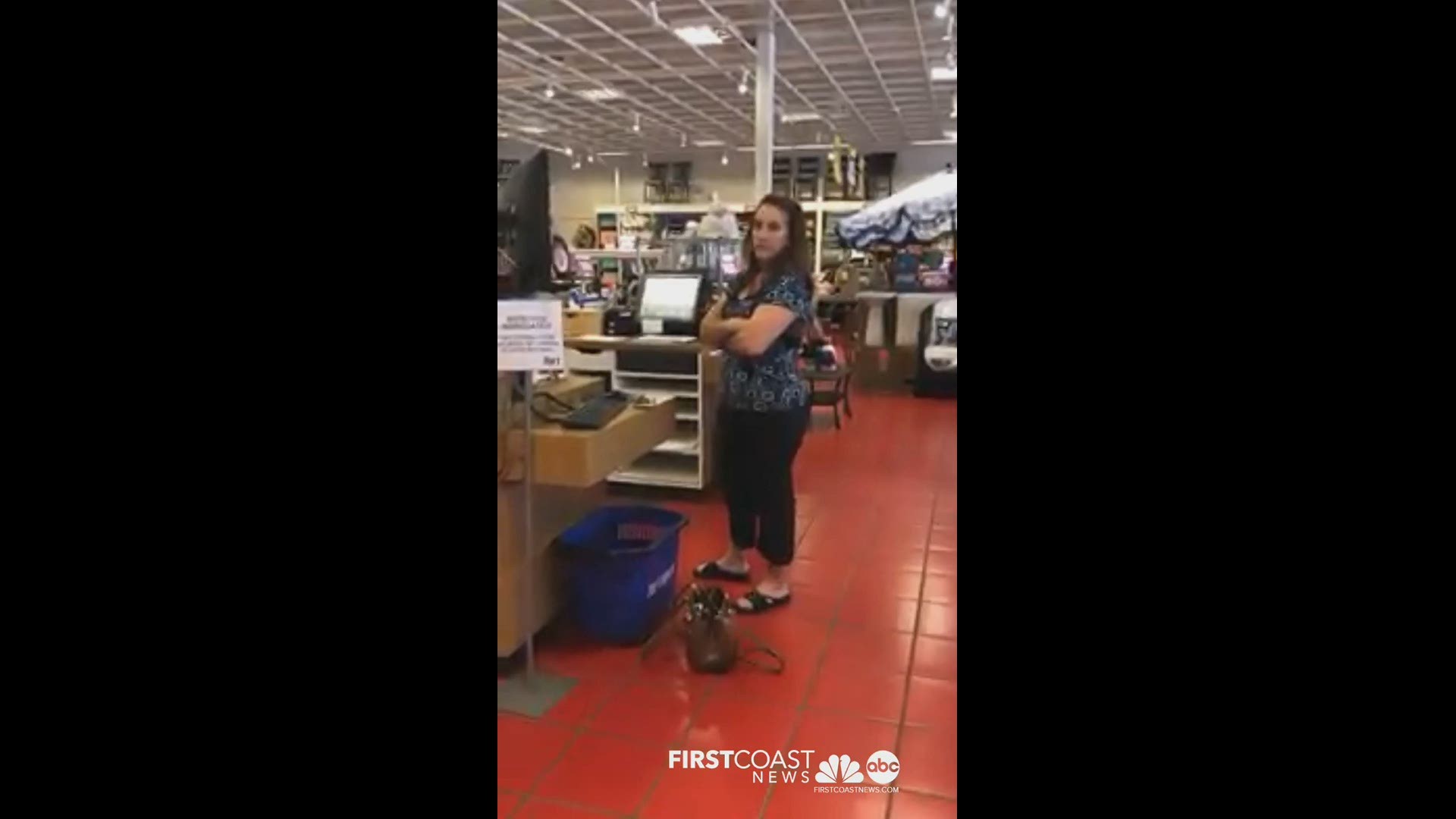 Heather Sprague was in Jacksonville's Town Center when she began recording an irate customer who was having a tantrum screaming at staff. The woman coughed on her.