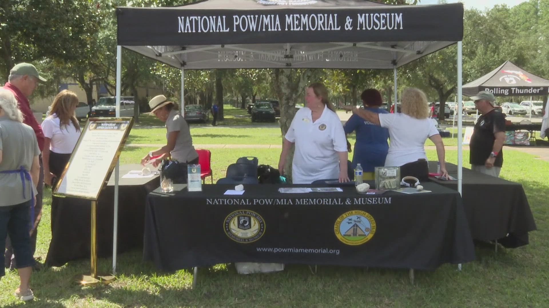 The event took place at the museum at Cecil Commerce Center on Saturday.