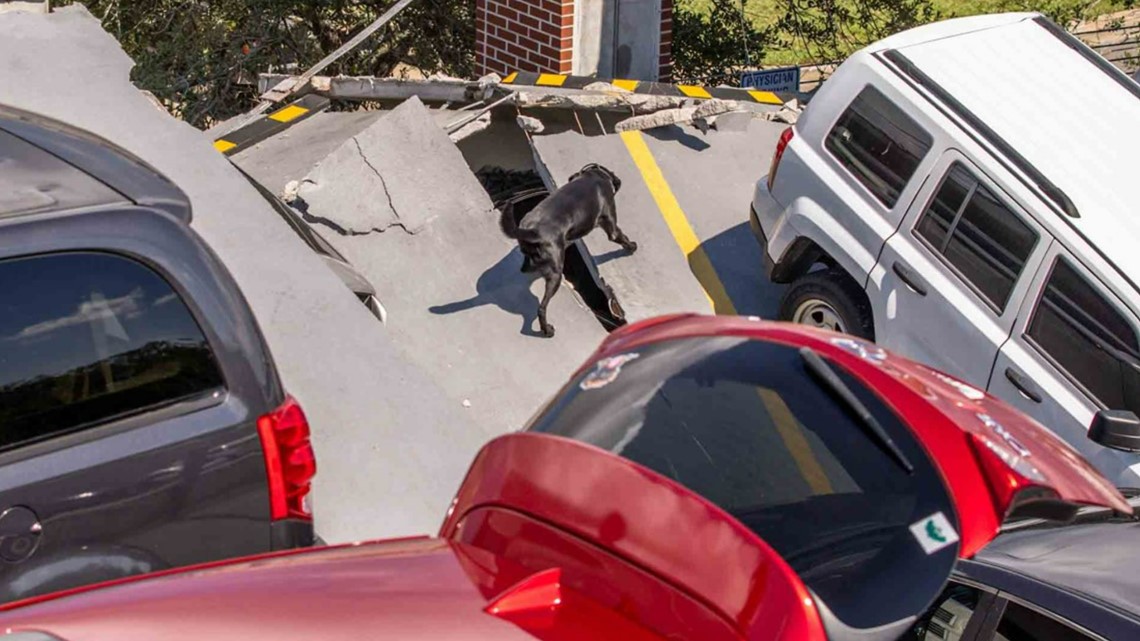 Car removal begins at partially collapsed Riverside garage - Vimarsana News