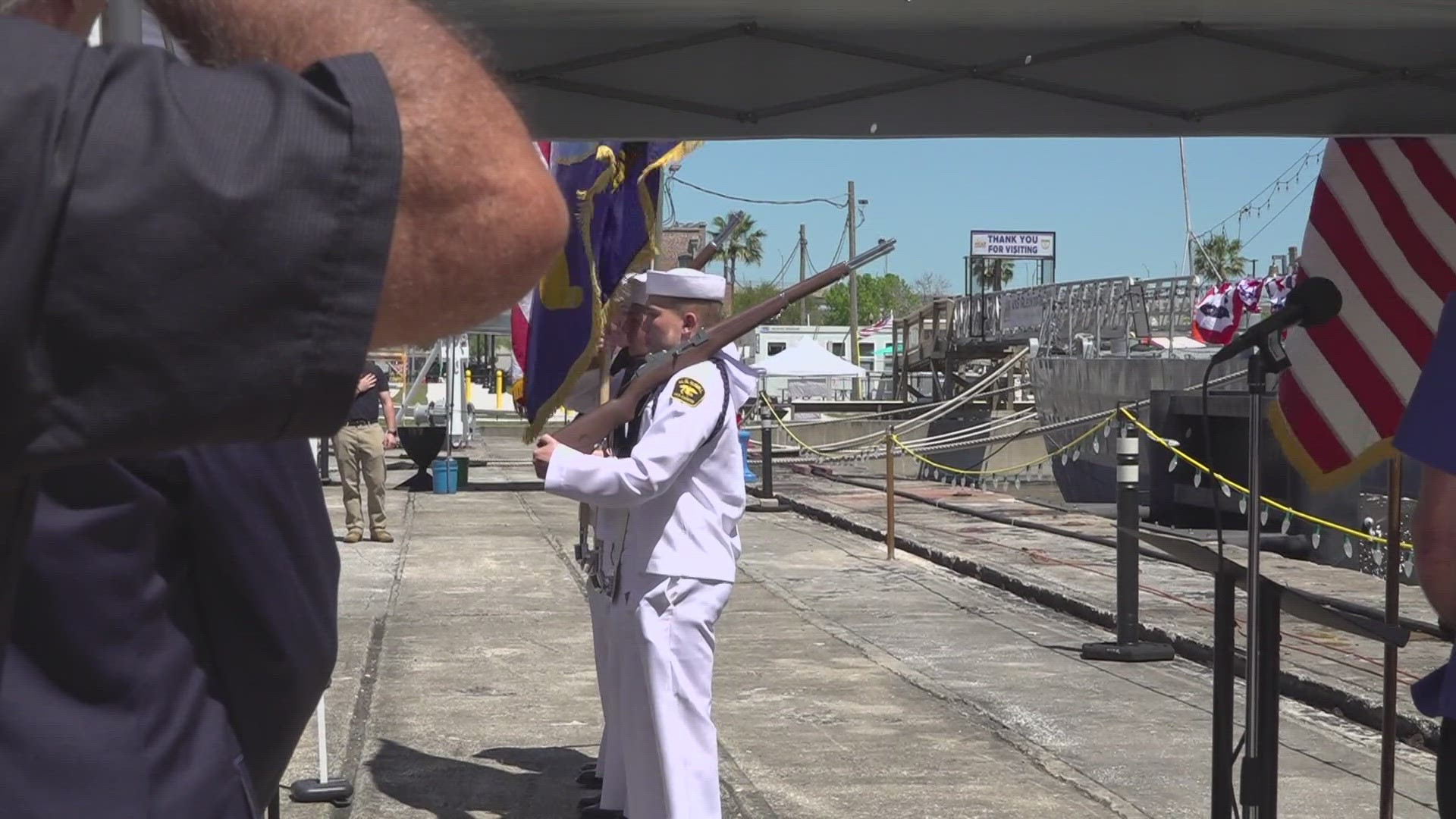 Jacksonville National Cemetery and the USS Orleck honored veterans at Vietnam War Veterans Day.