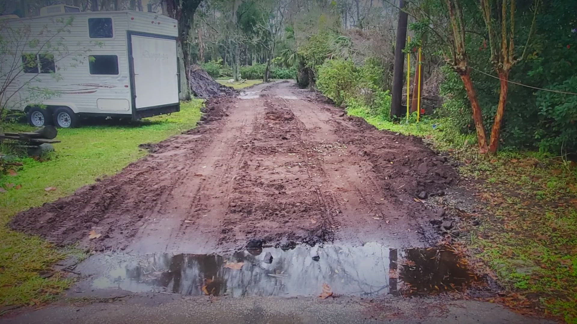 The Rebuild Florida program began to fix her home this year, but she still has not been inside.