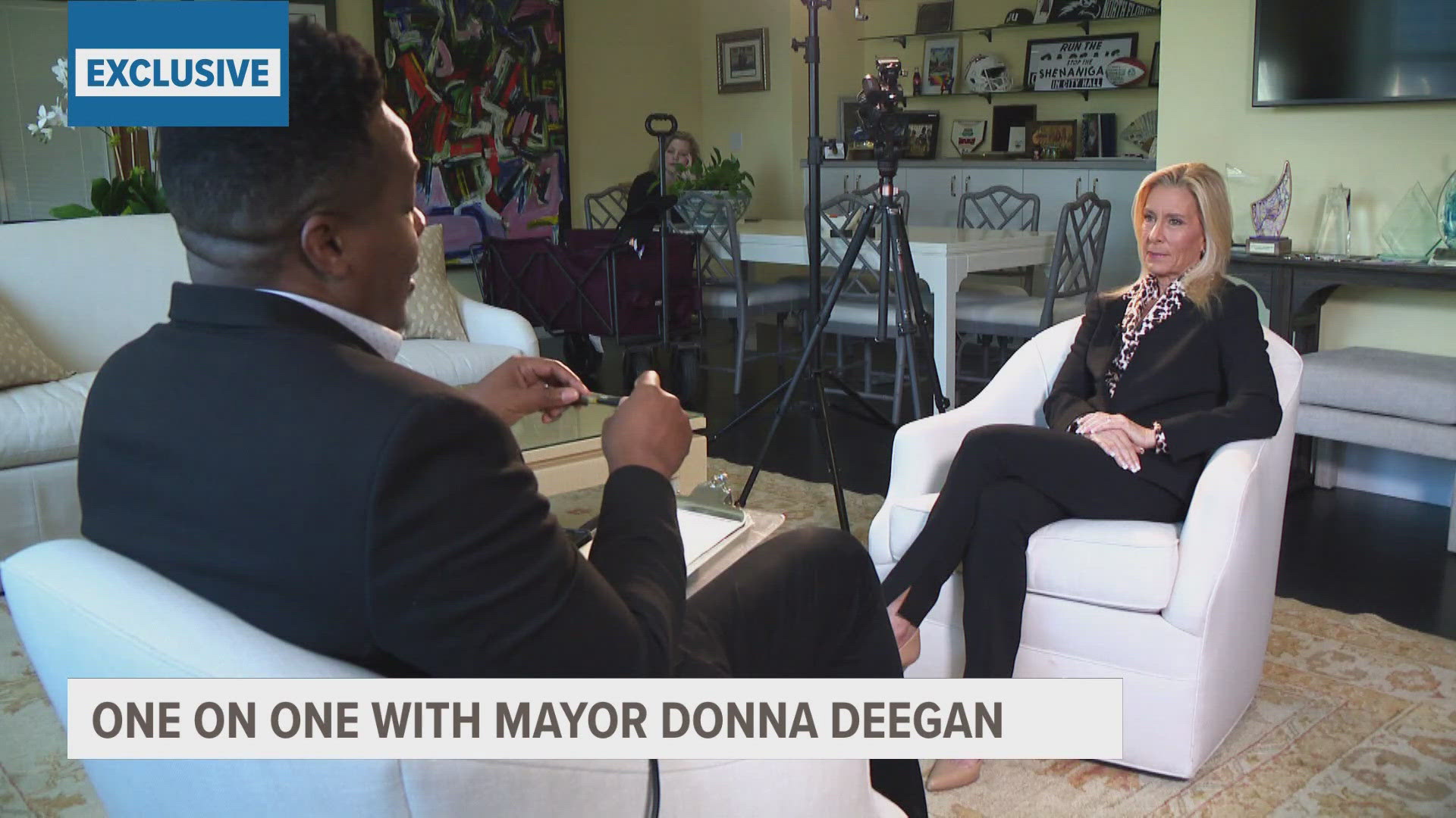 A three-time breast cancer survivor, wife, mom and mayor. Jacksonville Mayor Donna Deegan sat down with First Coast News for an exclusive interview.