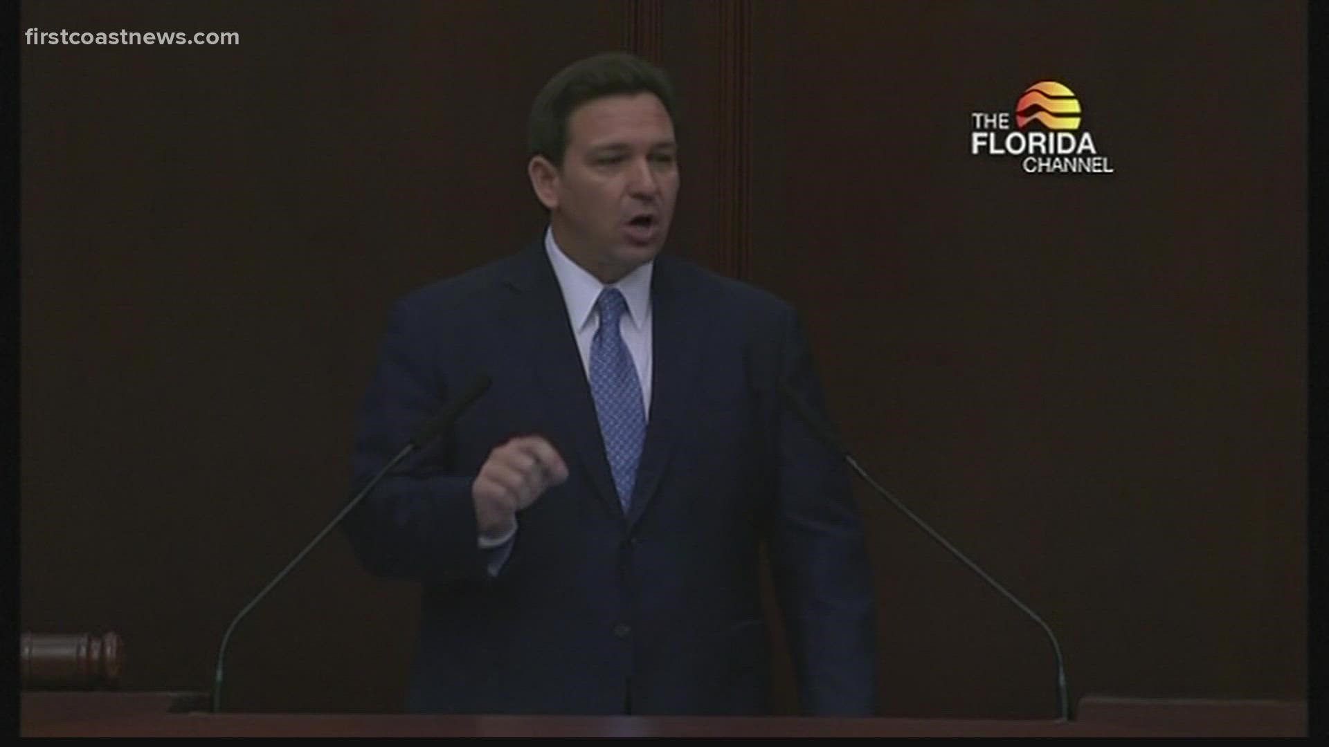 In his State of the State address, the governor called Florida the "freest state in the nation."