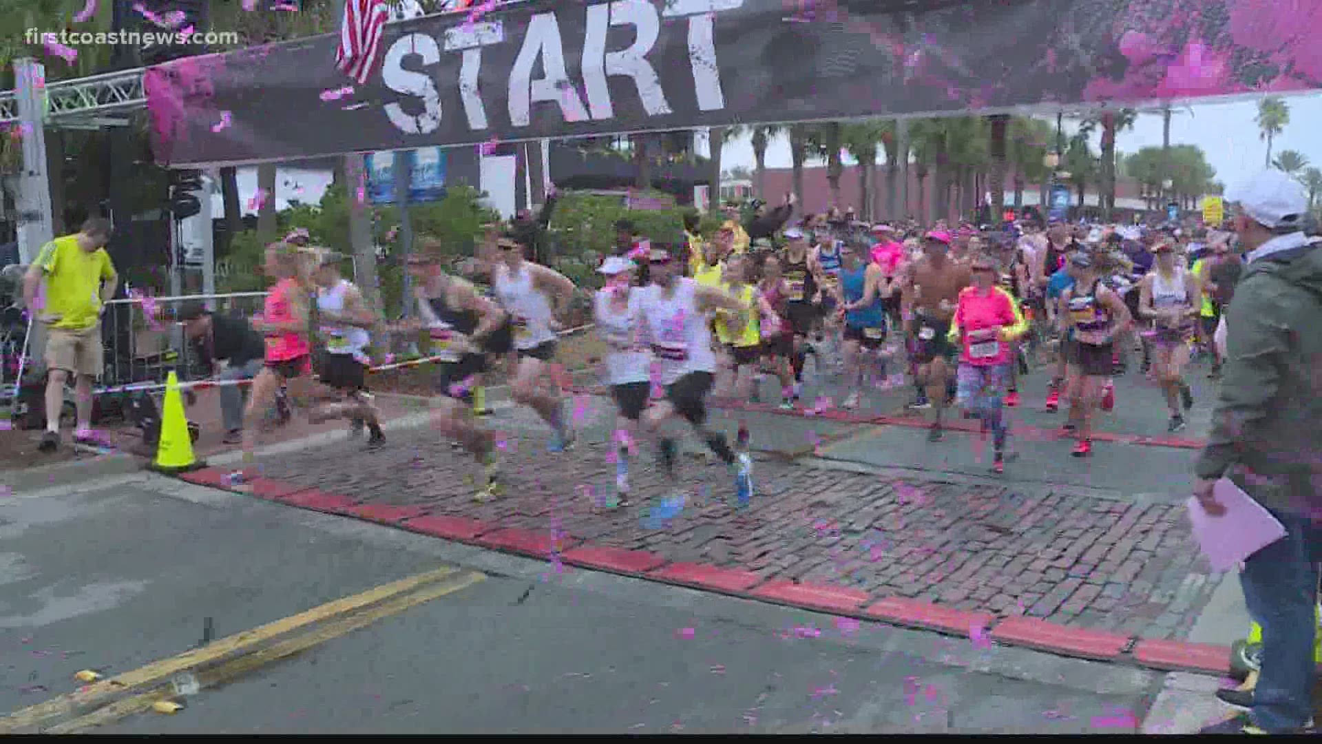The annual Donna Marathon raises money for breast cancer research and support.