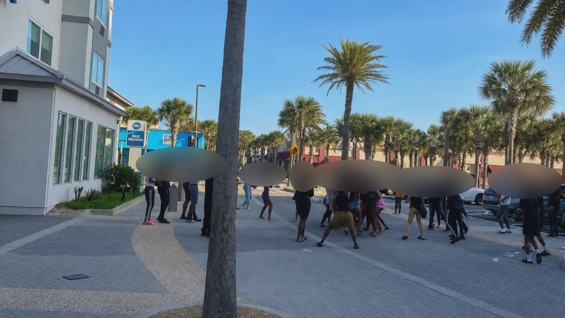 Jacksonville Beach Police respond to Memorial Day crowd disturbance after pepper spray incident