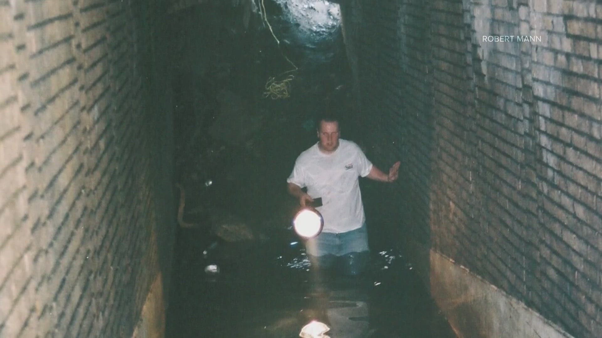 The Jacksonville Terminal Pedestrian Tunnels are locked in time, still intact and buried underneath vegetation and debris since the train station's closure in 1974.
