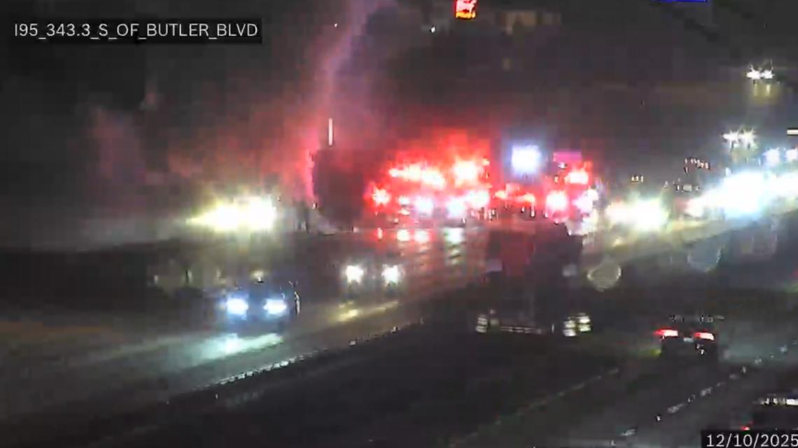 All southbound lanes on I-95 at J. Turner Butler Boulevard reopen after ...