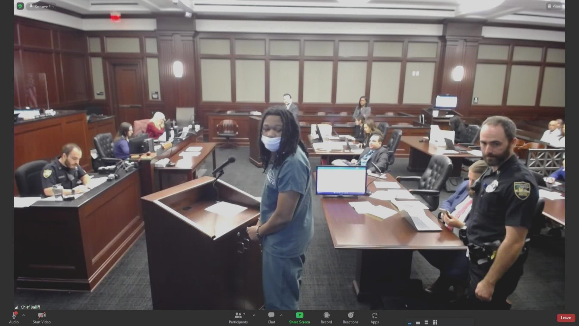 Jacksonville rapper Ksoo pretrial conference in Duval County Circuit