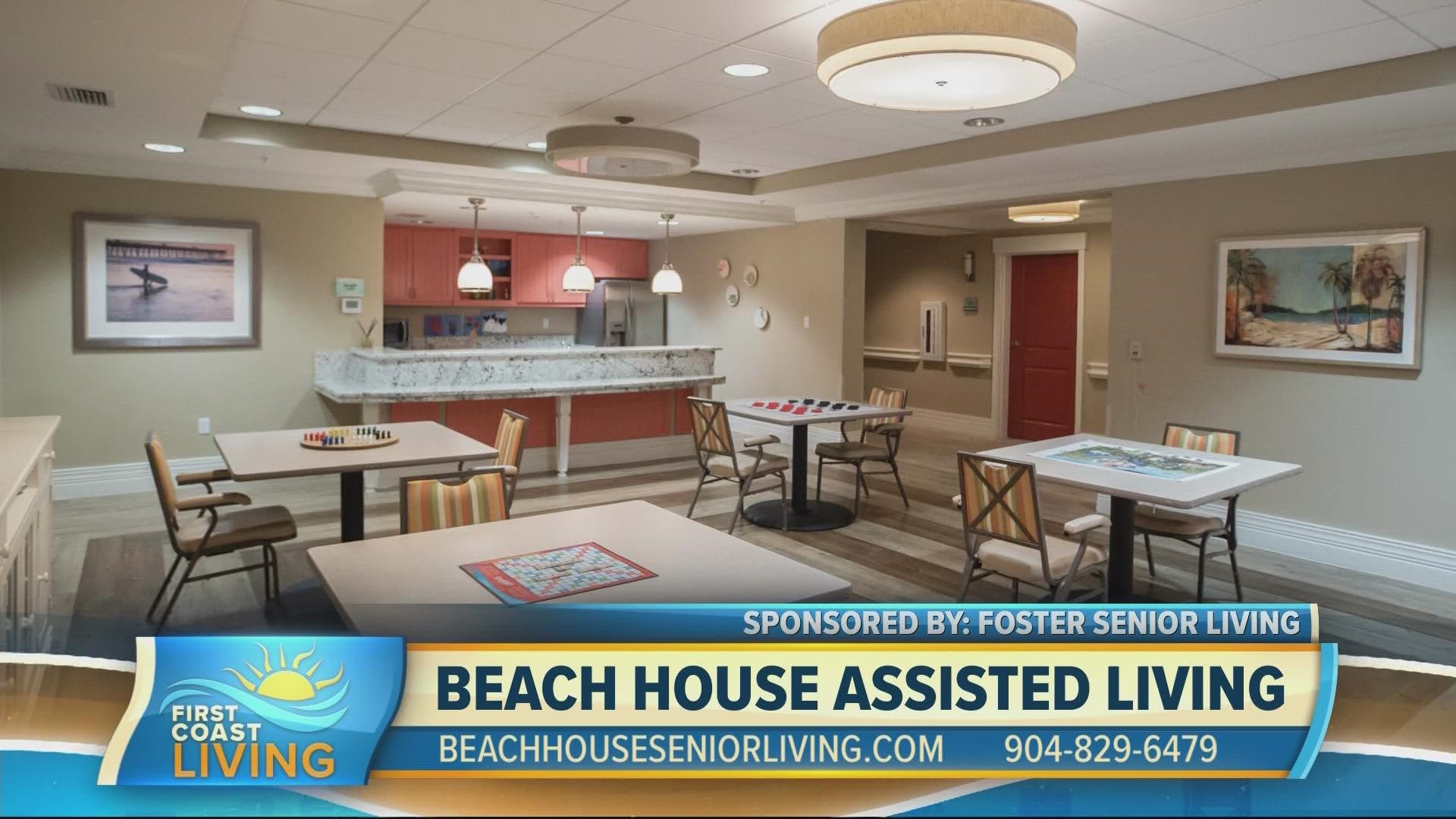 Beach House offers 64 assisted living apartments and 20 memory care residences.