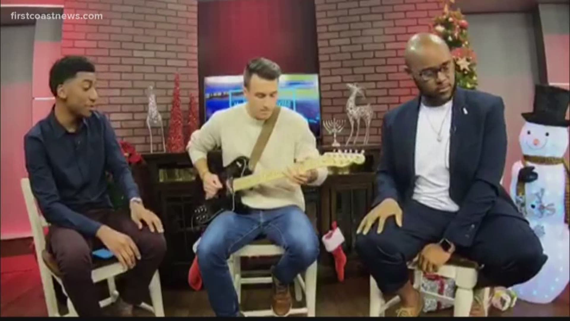 This will get you in the Christmas spirit! The GMJ Boys are Brooks Baptiste, Steve Fundaro and debuting Brandon Refour, a GMJ morning producer!