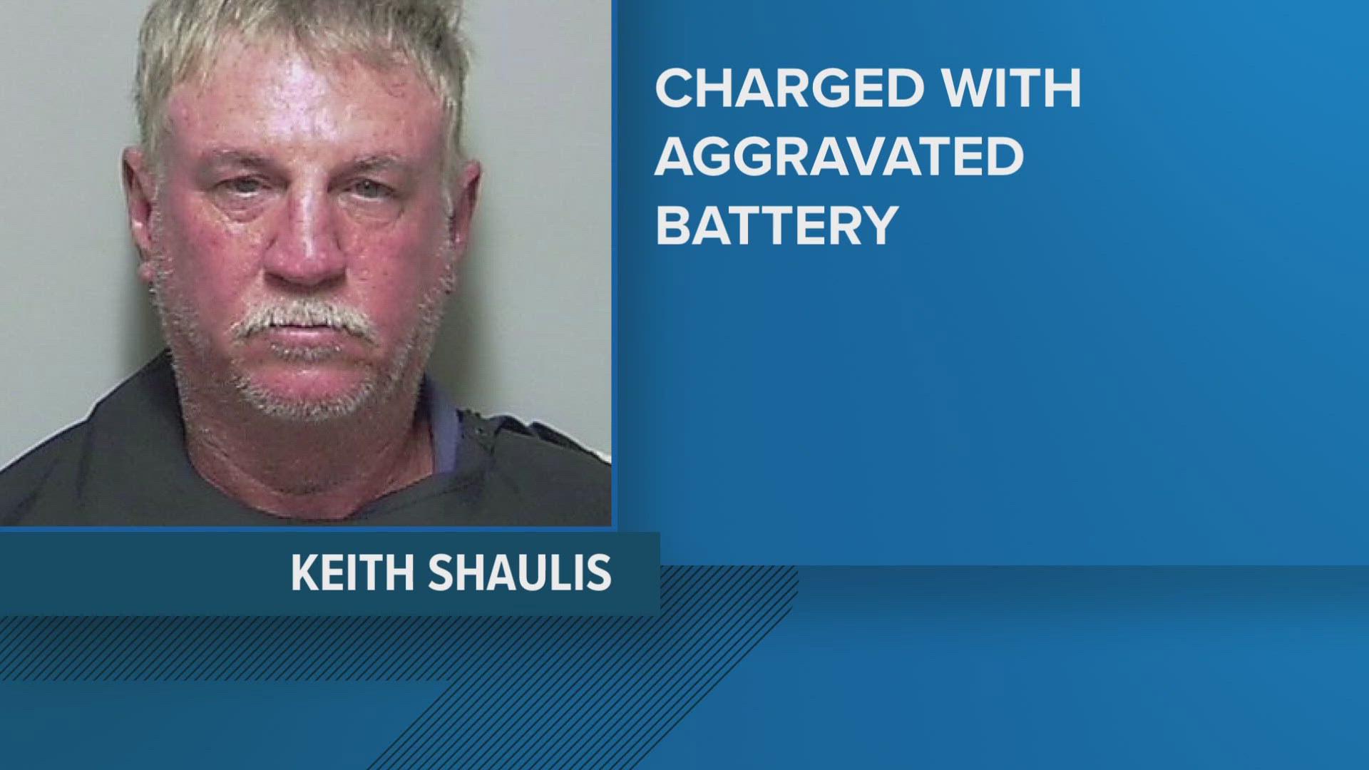 Keith Shaulis was accused of shooting at woman in Pomona Park Tuesday.