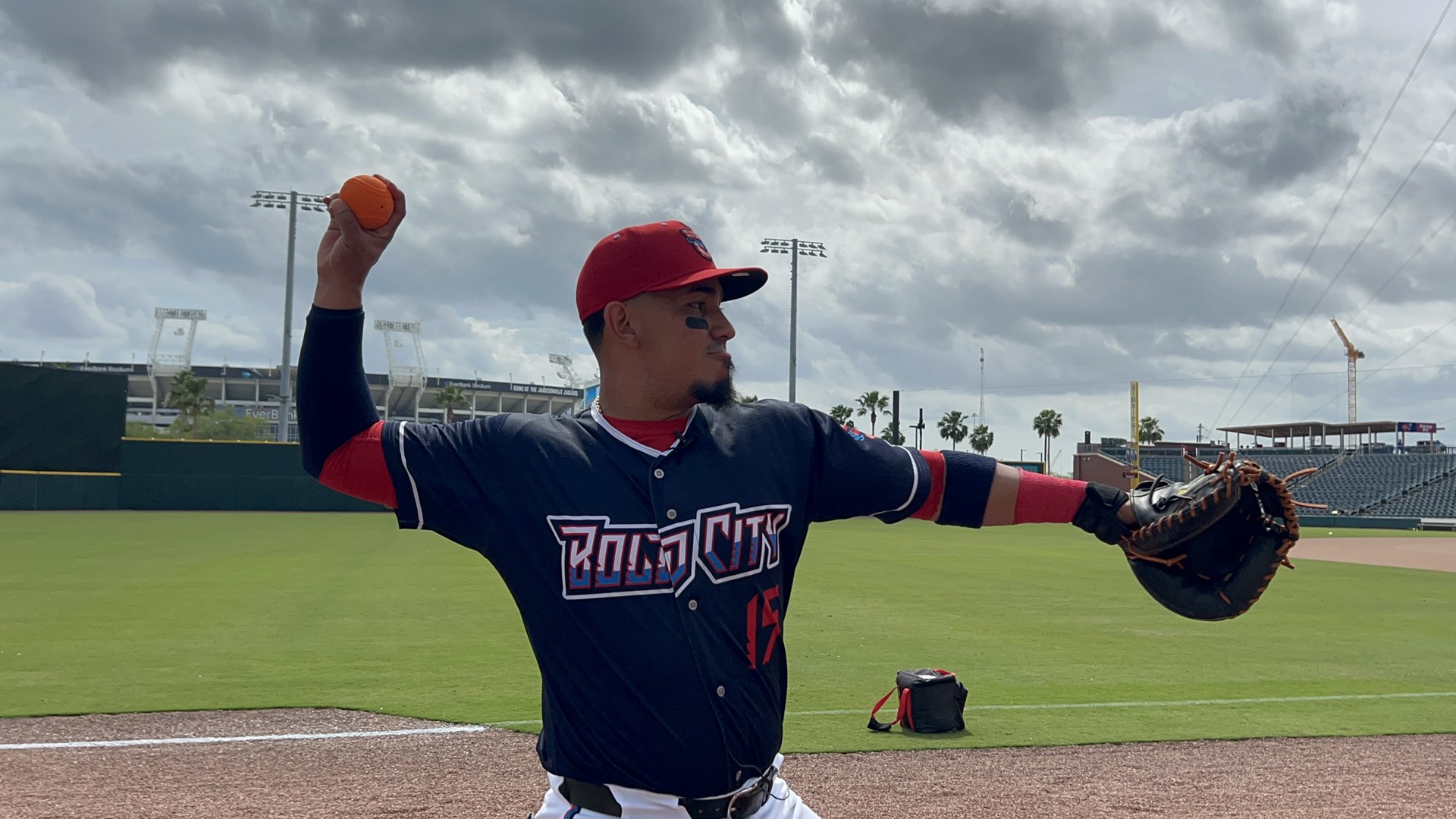 Pereda came to the United States in 2015 to play baseball.  He's from San Juan, Venezuela.