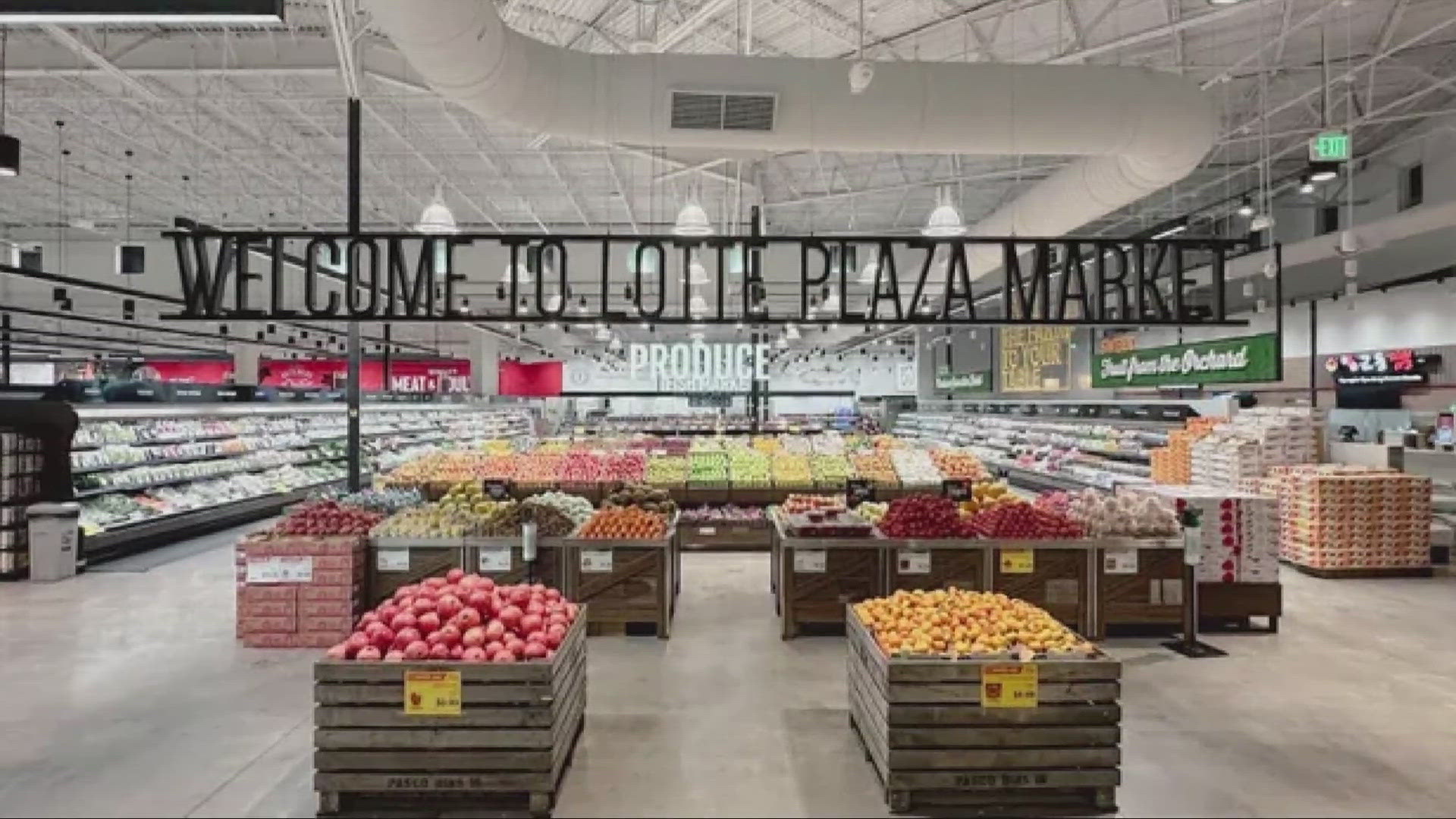 Lotte Market will have its grand opening on Friday at 10 a.m. It is located at 9355 Atlantic Blvd. The store features foods from seven different Asian countries.