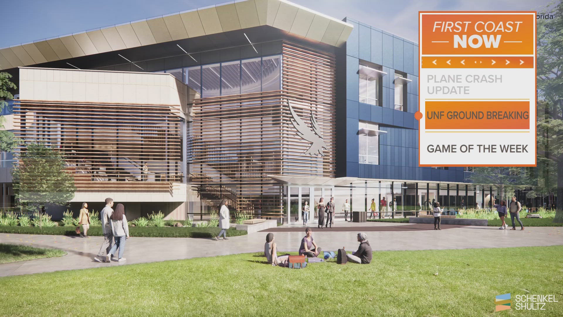 The new student success center will open in 2027.