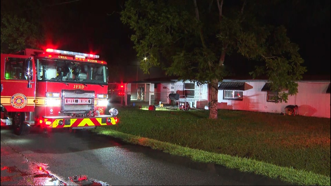 House fire removes two from home in Northeast Florida