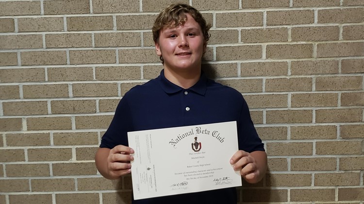 Student of the Week: Mitchell Doyle of Baker County High School