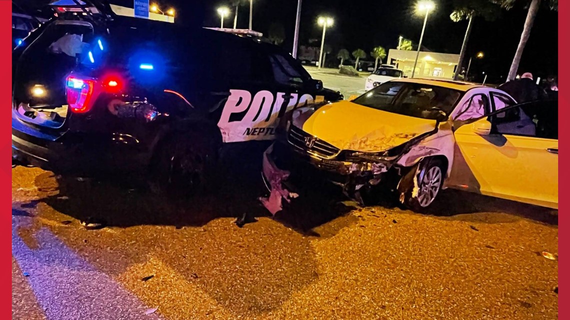 DUI driver arrested in Neptune Beach patrol car crash | firstcoastnews.com