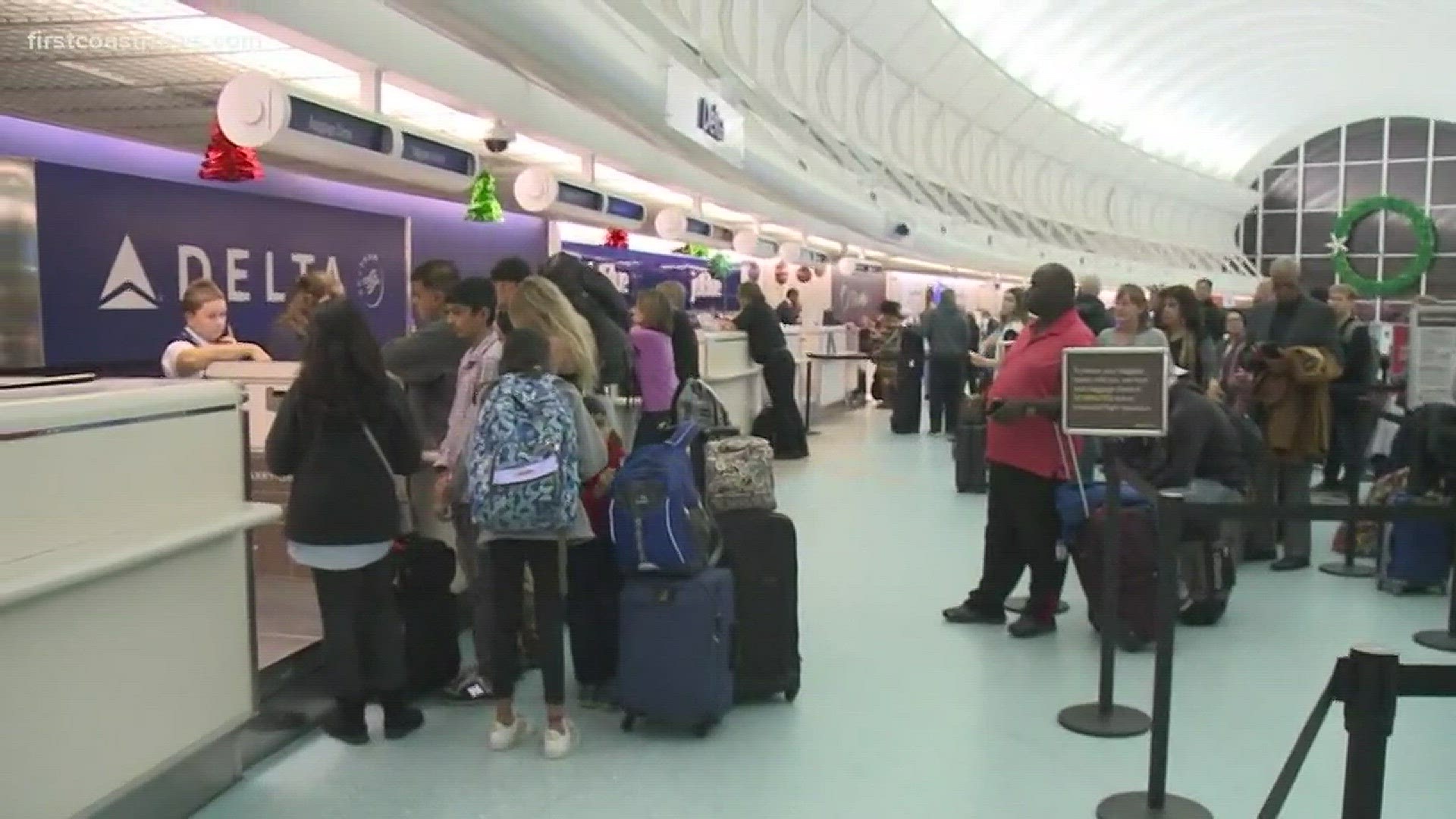 Nick Perreault is live at Jacksonville International Airport, where numerous people are having issues flying out due to an outage at Atlanta's airport.