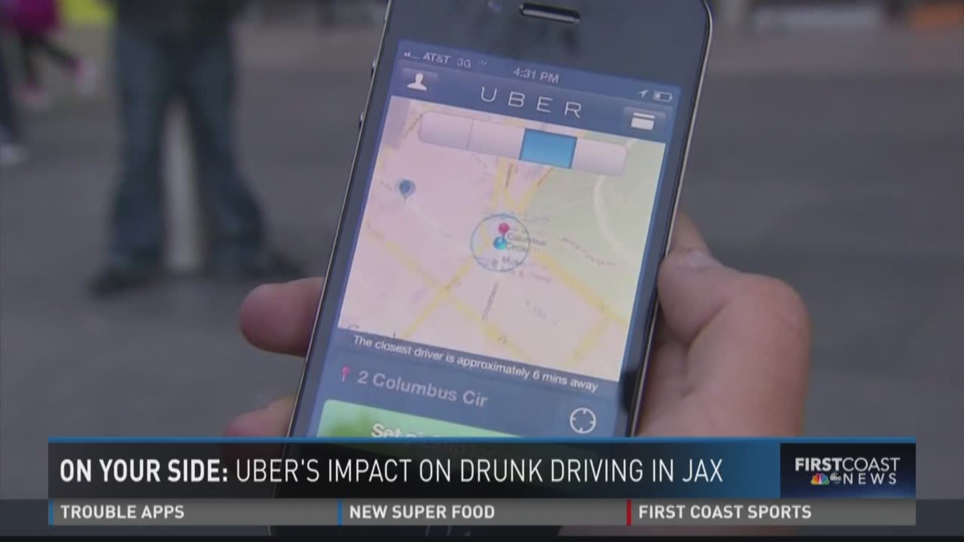 On Your Side: Uber's impact on drunk driving in Jax