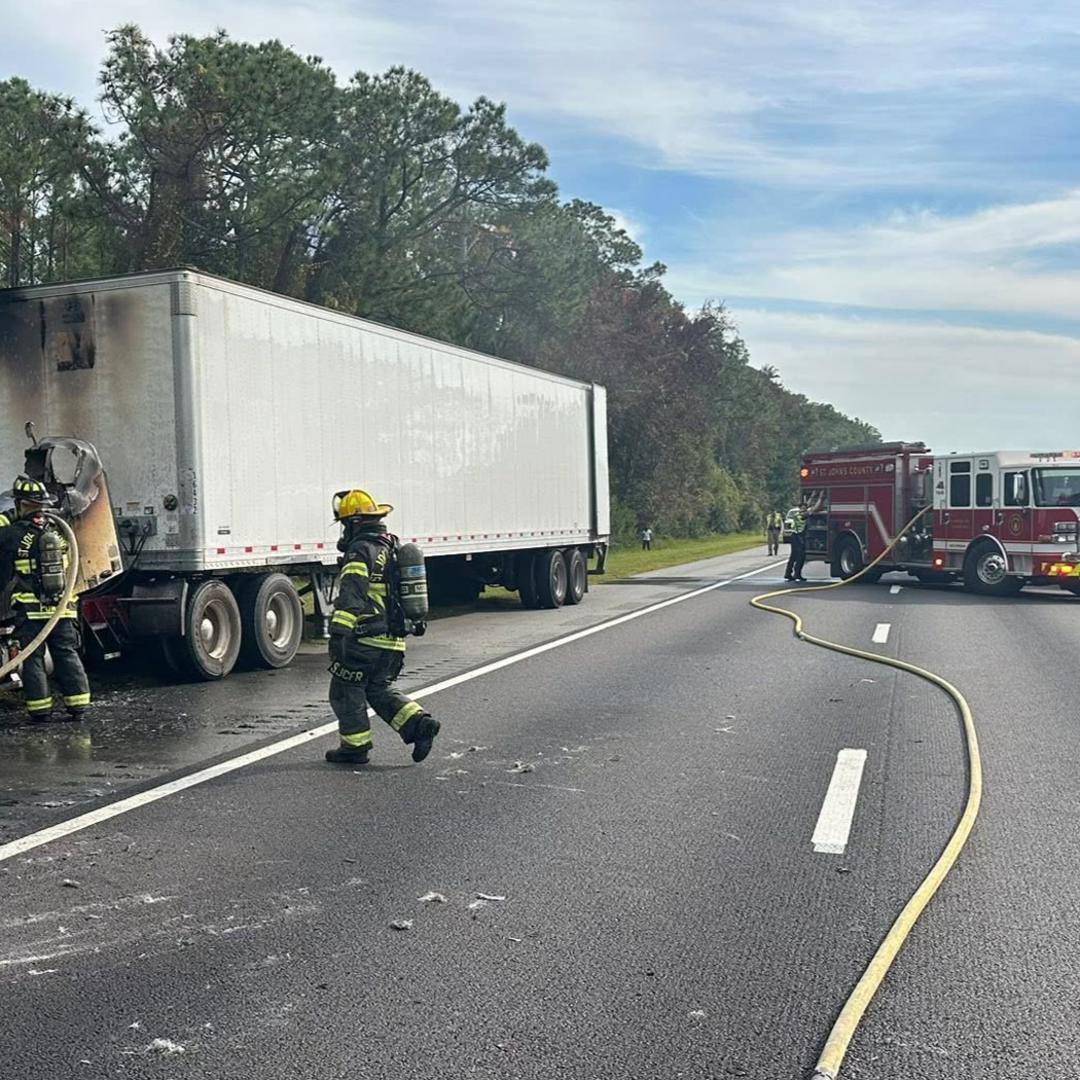 All northbound lanes reopen on I-95 in St. Augustine after closing due ...