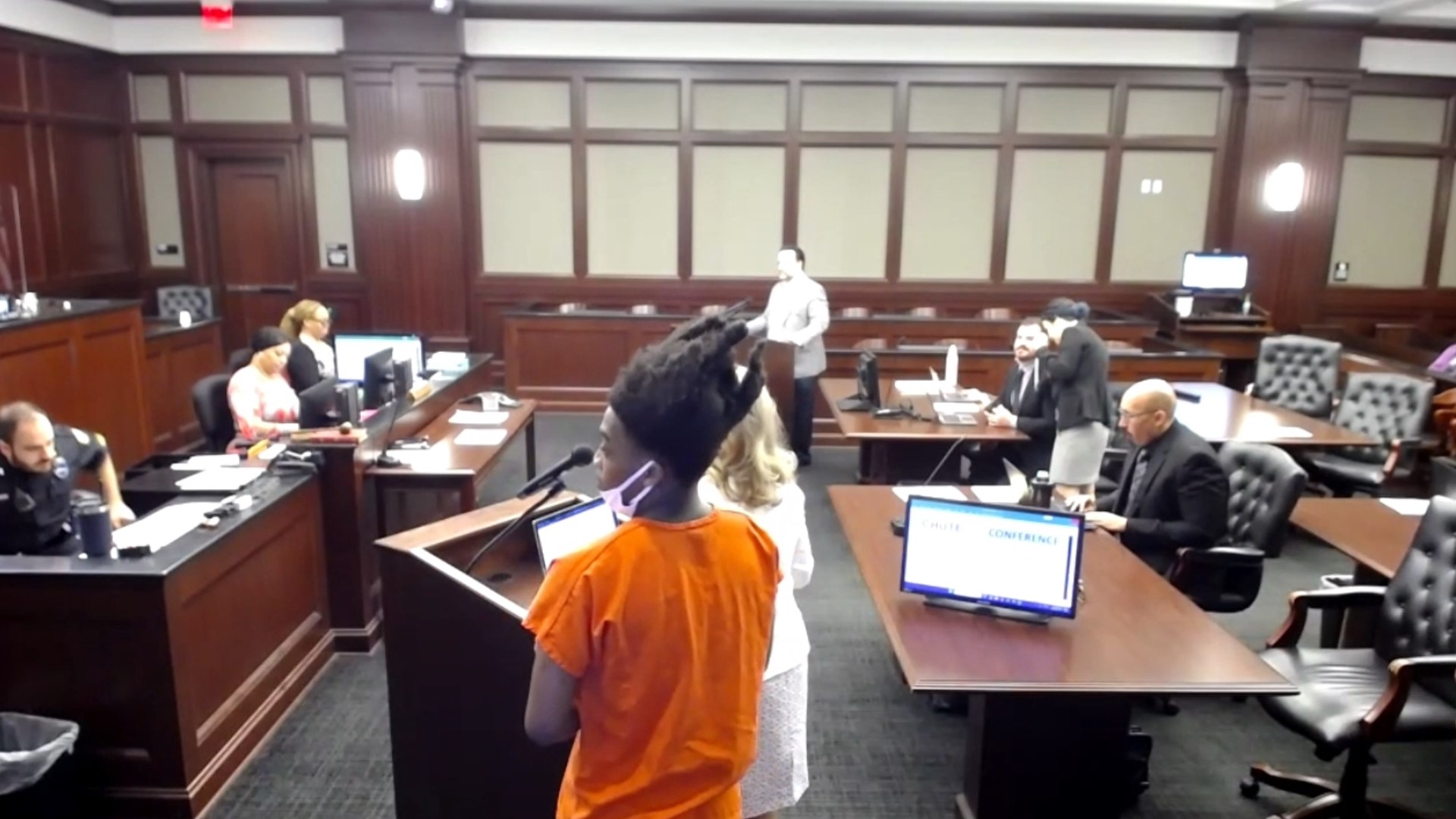 Leroy Whitaker, known as ATK Scotty, appeared in Duval County court Thursday. He's accused of killing Charles McCormick, a Jacksonville rapper known as Lil Buck.