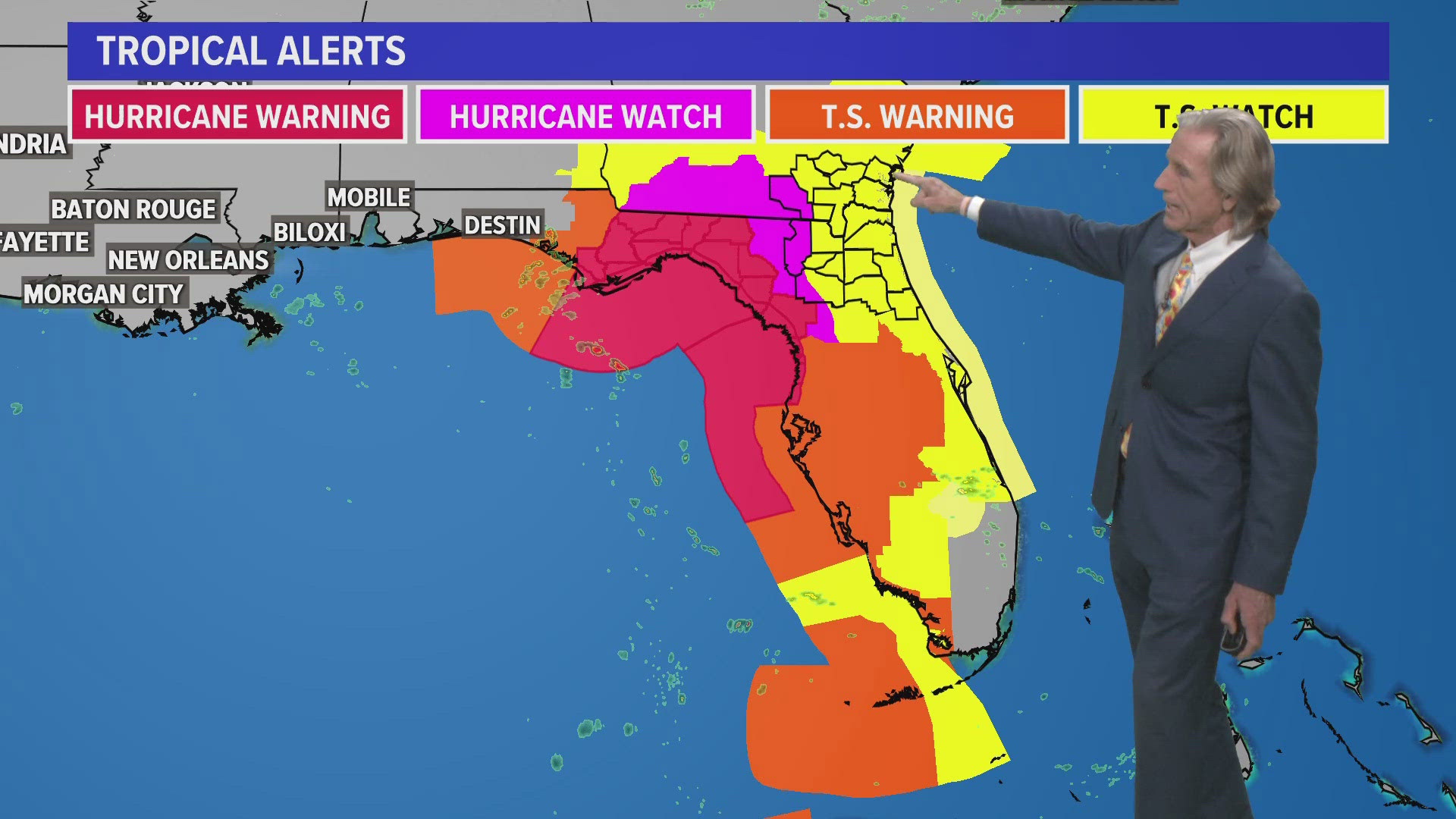 Tropical Storm Watches issued across the First Coast in anticipation of storm impacts from Helene