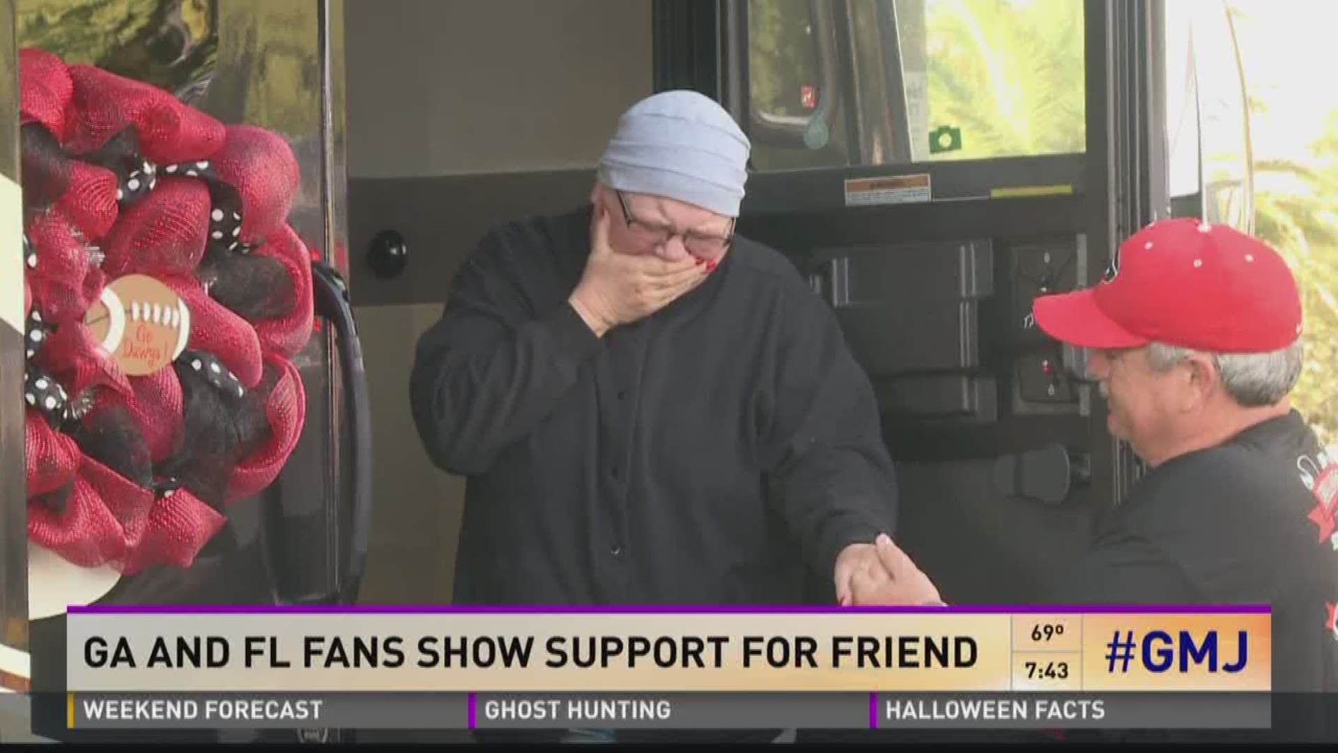 GA and FL fans show support for friend