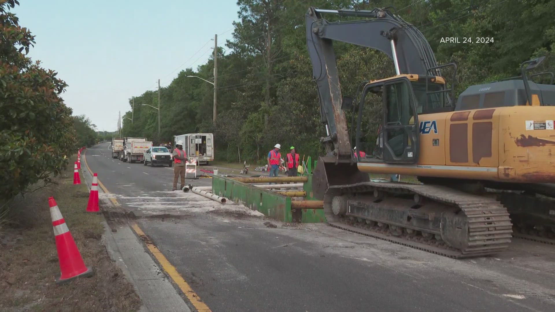 The Florida Department of Transportation previously said that drivers should expect closures in the area through early May.