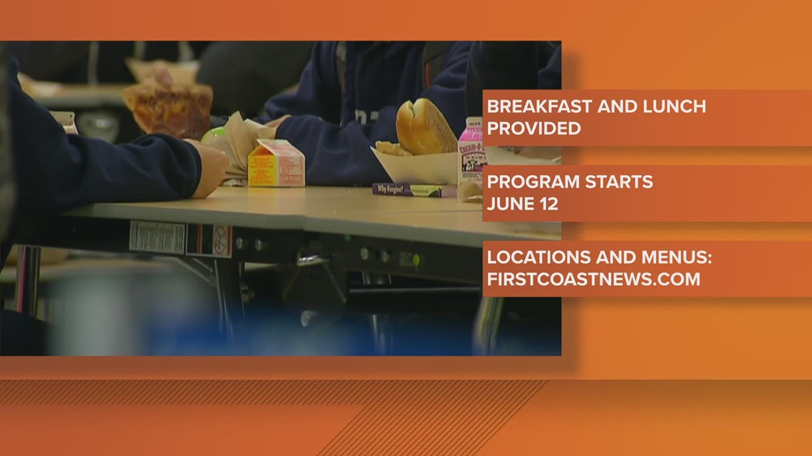 Students can get free summer meals in Duval County