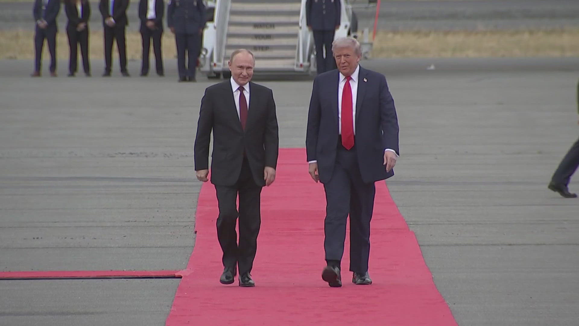 Trump said in a social media post Monday that he had spoken to Putin and set in motion arrangements for a summit at a location to be decided.