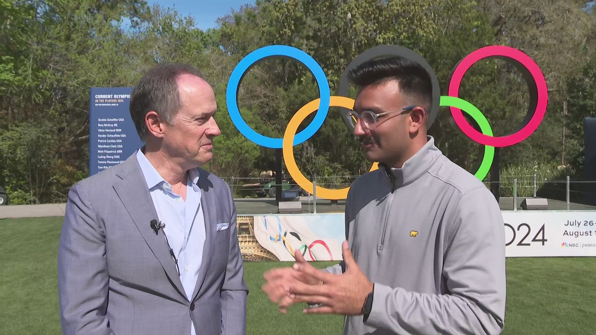 First Coast Sports Reporter Shaaz Peerani talks one-on-one with NBC Sports commentator Dan Hicks at The Players Championship in Ponte Vedra Beach.