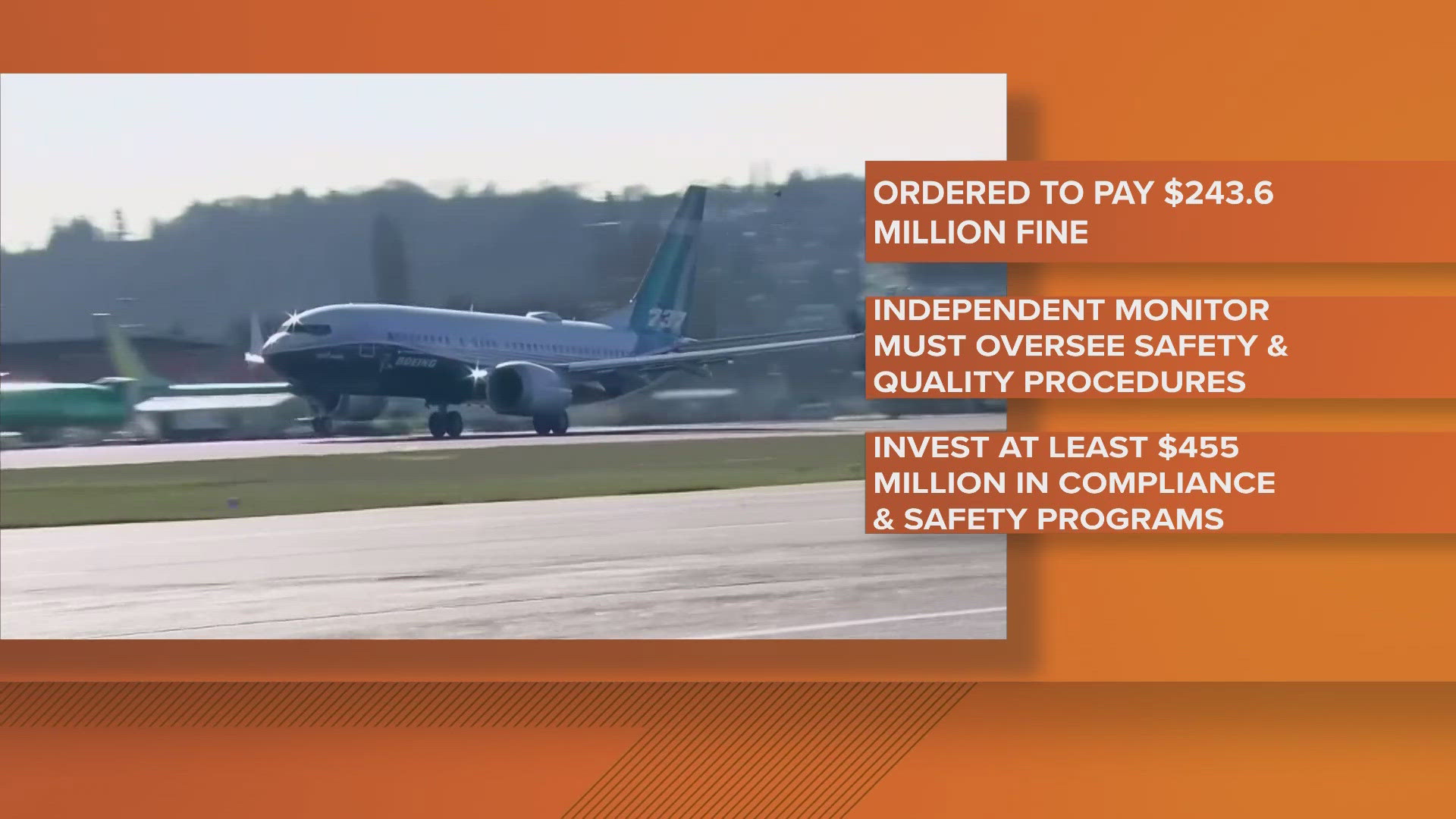 Federal prosecutors gave Boeing the choice last week of entering a guilty plea and paying a fine or facing a criminal trial.