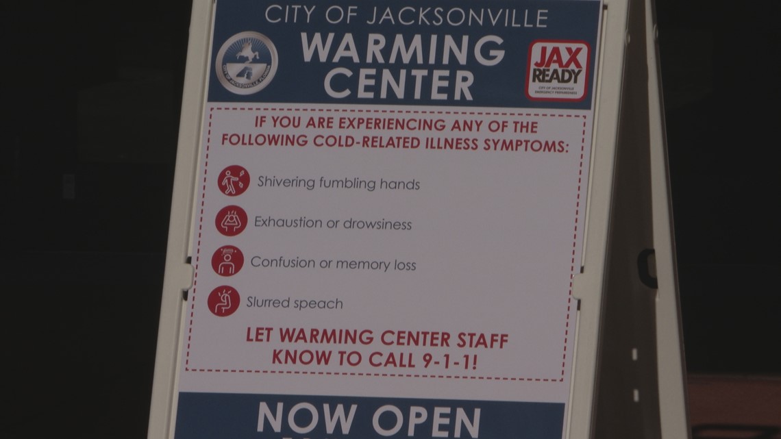 Cold temperatures prompt third overnight warming station opening in a week in Jacksonville - Vimarsana News