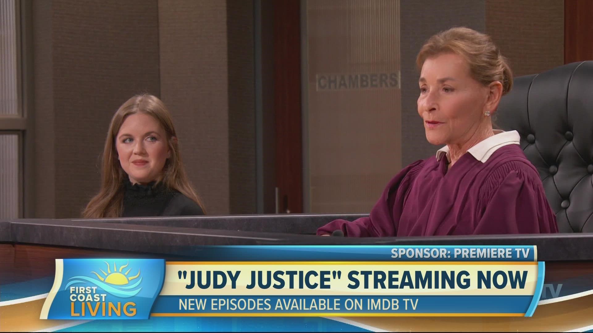 The new show is now streaming on IMDB TV and includes a new cast, featuring her granddaughter as the law clerk.