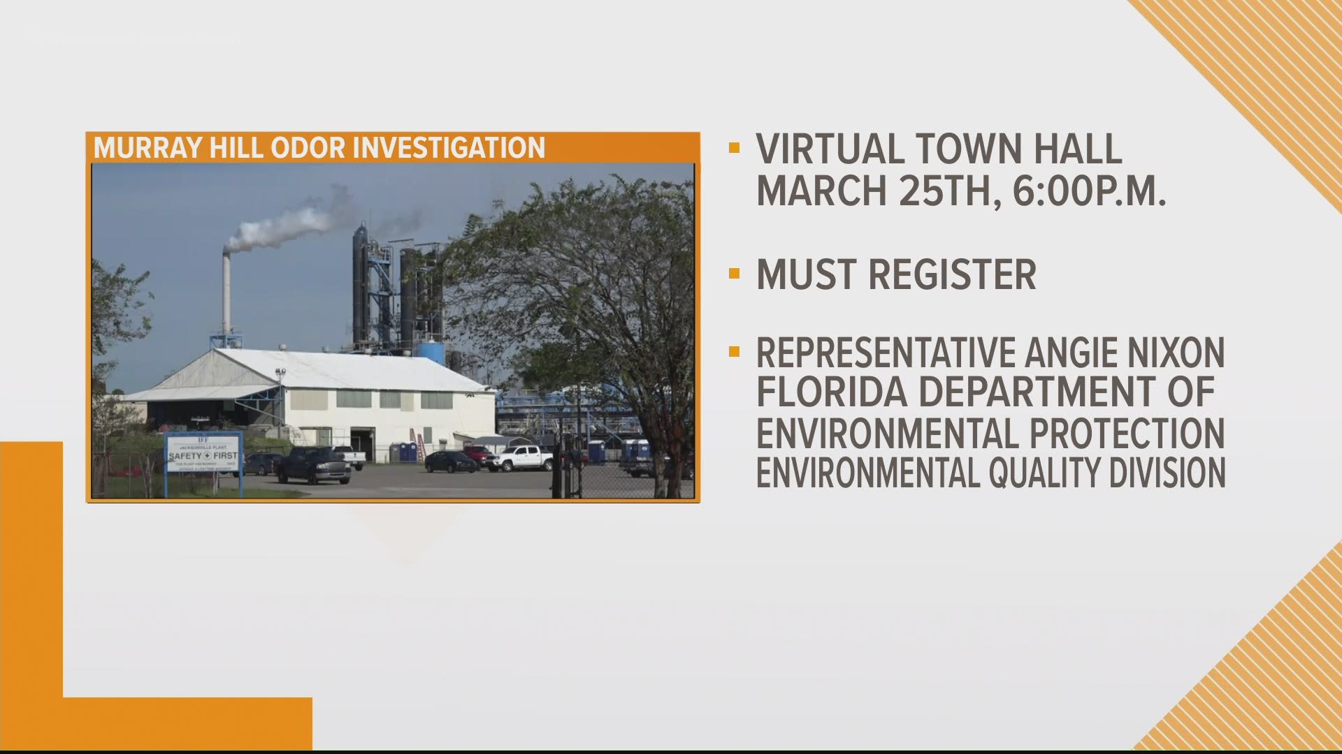 The virtual town hall is March 25 at 6 p.m. and you must register, which you can do here.