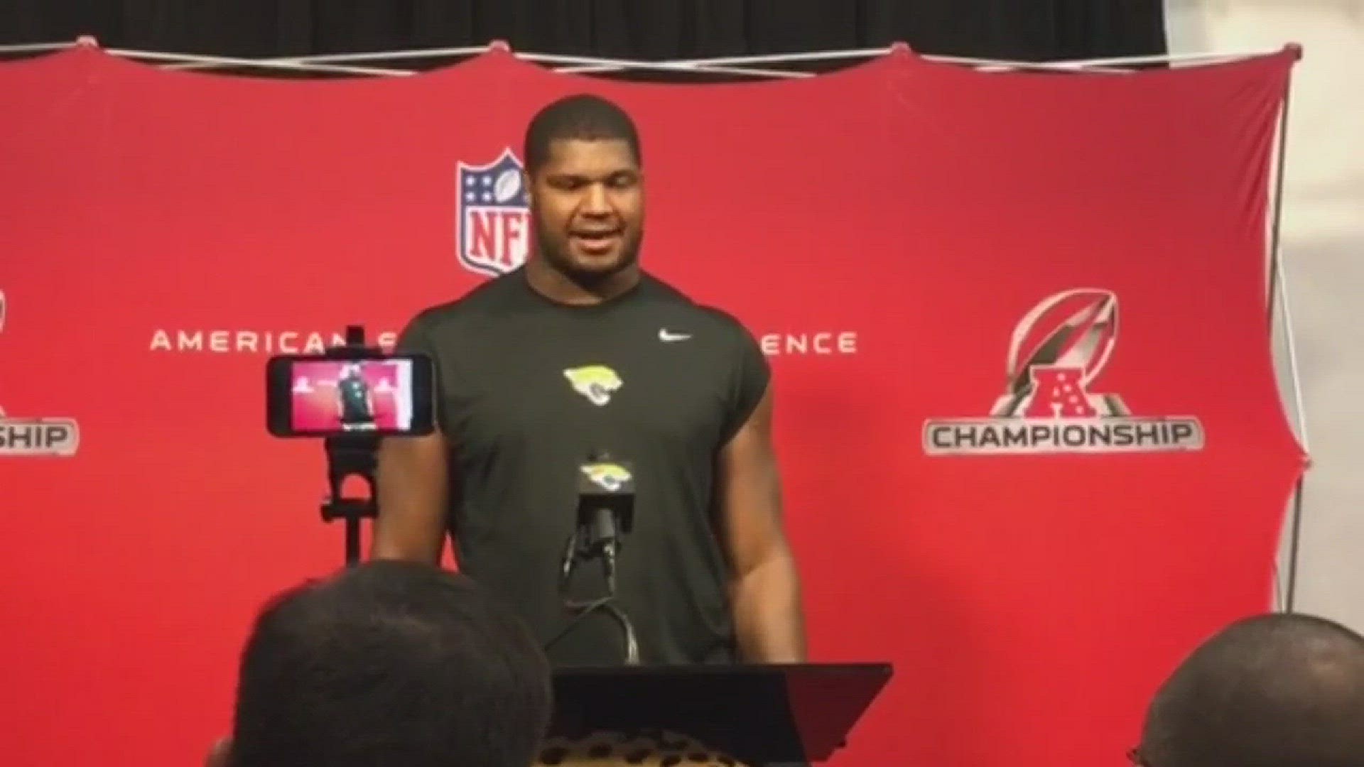 Jaguars DE Calais Campbell on being named PFWA Defensive Player of the Year