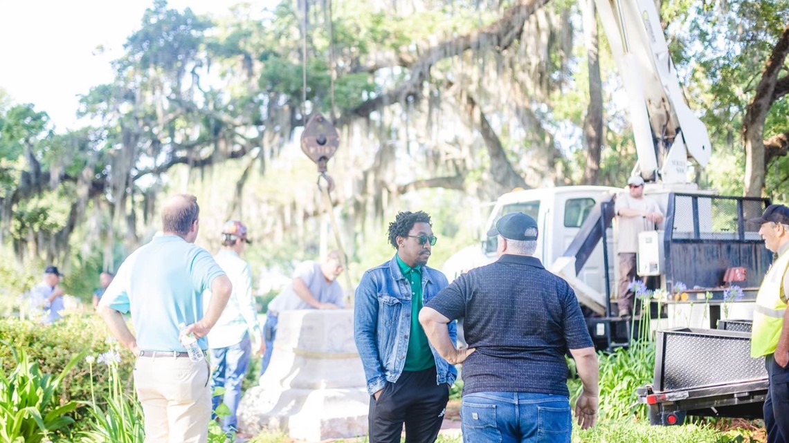 Confederate statue in Brunswick removed