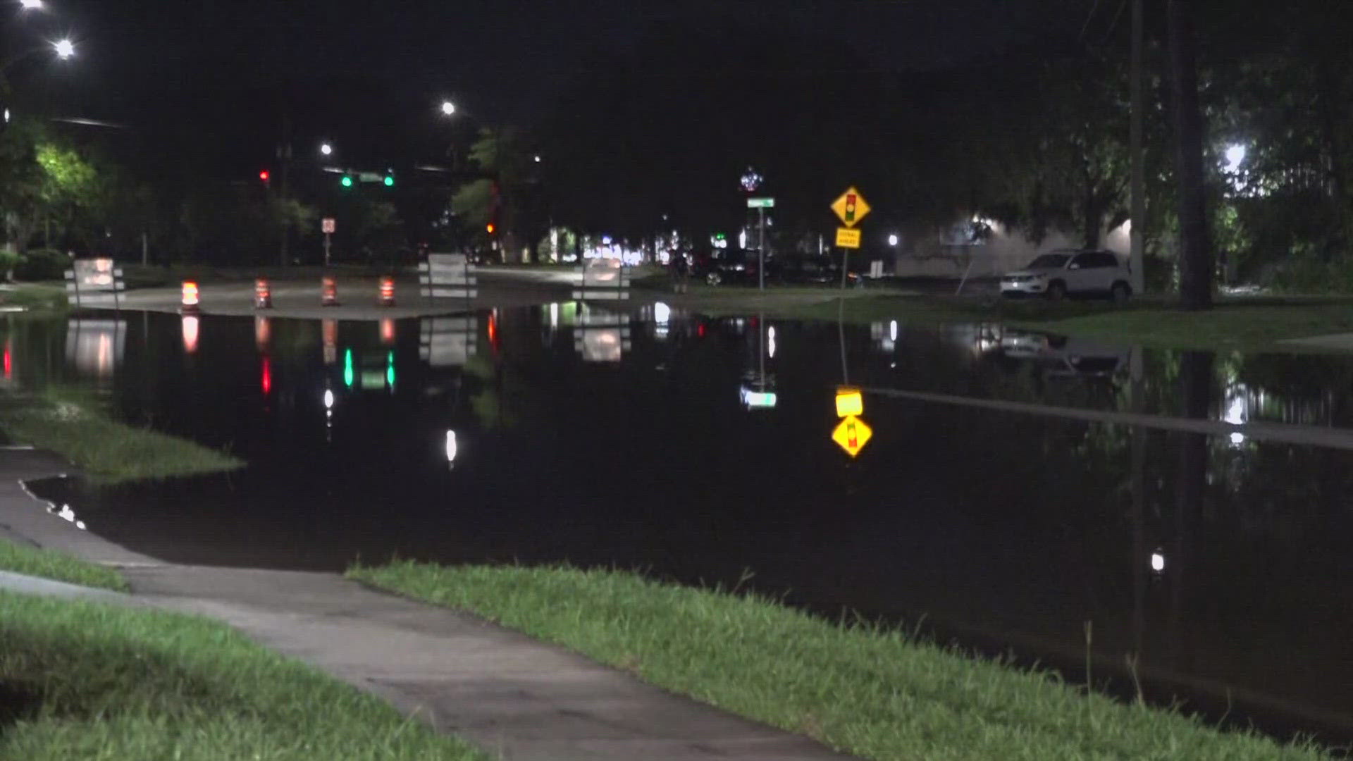 Driving through floodwaters can cause your vehicle's engine to stall and may cause irreparable damage.