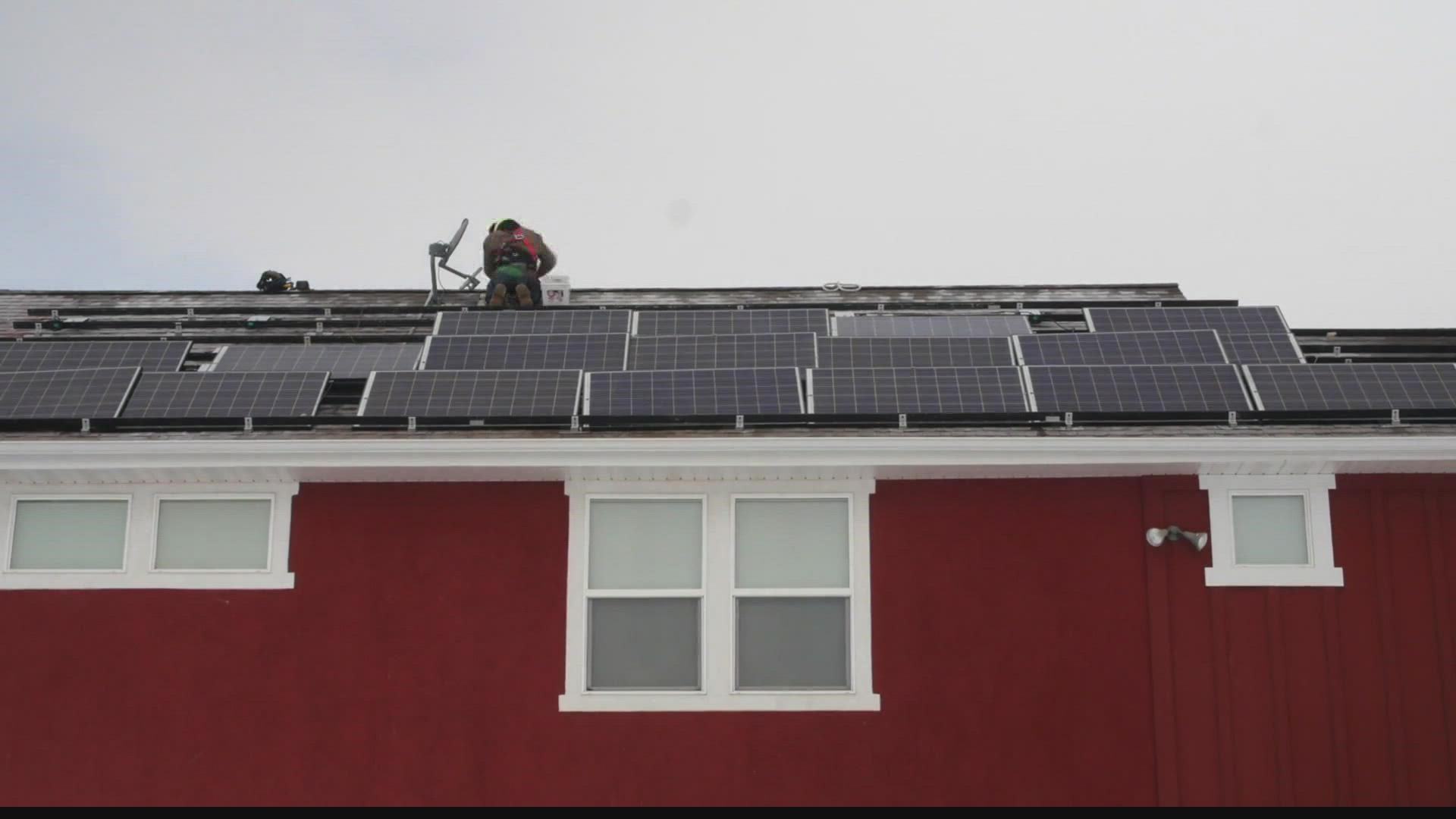 Some people who have solar panels are being told they need to get a new insurance policy on short notice.